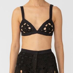 Sau Lee Myko Crochet Bralette
